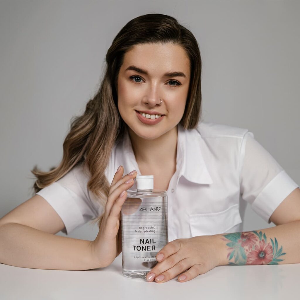 Пептидный дегидратирующий тоник для ногтей 4BLANC-700мл-5